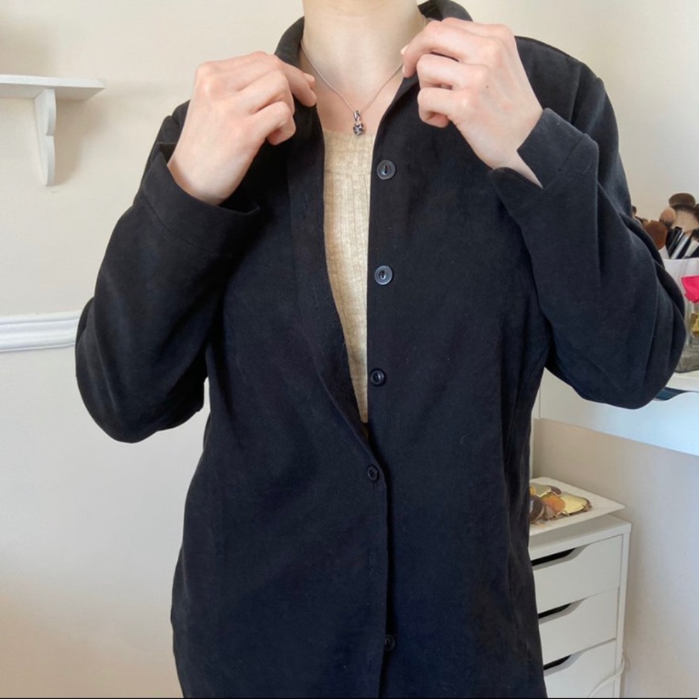 Suede button up - Picture 3 of 3